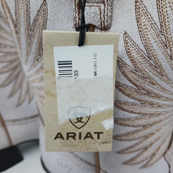 Ariat GOLDIE Western Boots Size 7.5 Distressed White NWT Cowboy Cowgirl Country - Picture 4 of 11